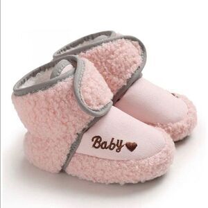 BABIES warm slippers - pink
